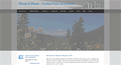 Desktop Screenshot of marplecpa.com